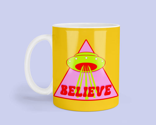 Believe in UFO Mug - Believe in Alien Mug