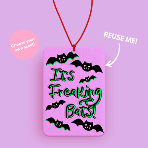 It's Freaking Bats Meme Halloween car air freshener